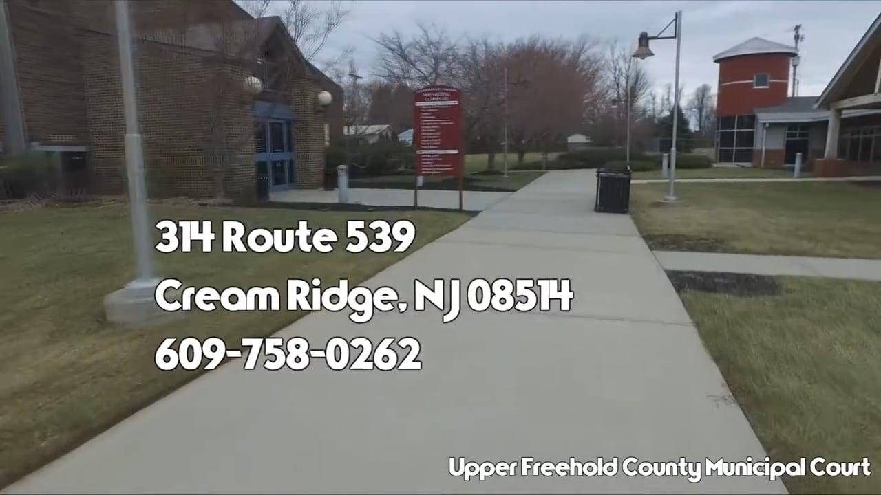 Upper Freehold Municipal Court mp4 on Vimeo