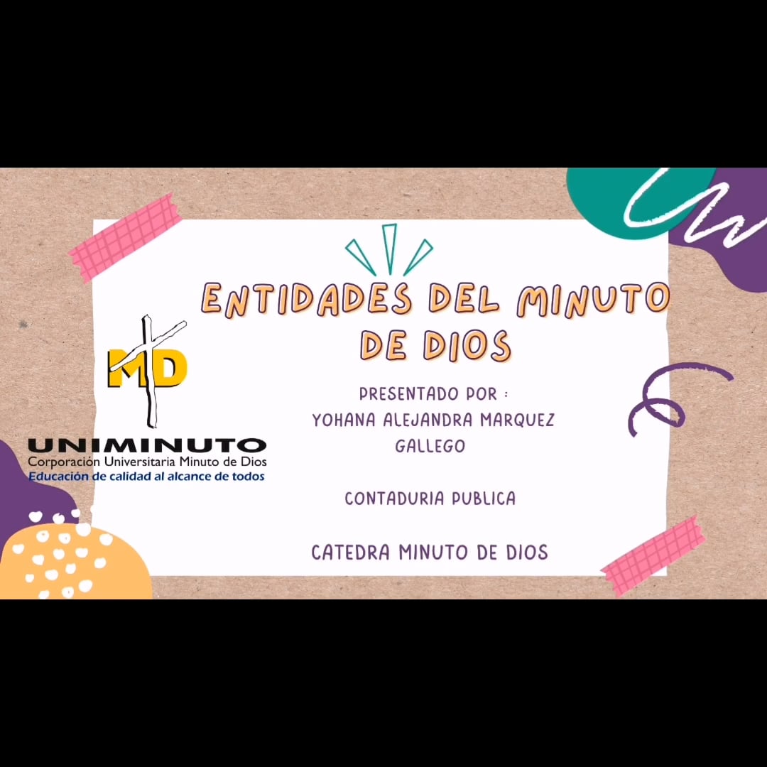 Entidades del minuto de Dios on Vimeo