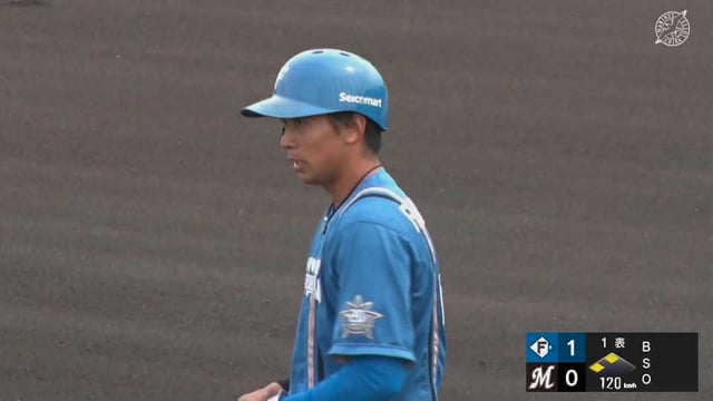 【ファーム】ファイターズ・古川裕大が先制のタイムリーヒットを放つ!!  2023年3月31日 千葉ロッテマリーンズ 対 北海道日本ハムファイターズ