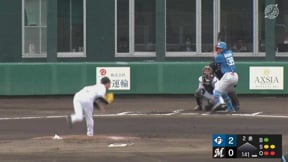 【ファーム】ファイターズ・有薗直輝 今季ファーム初ホームランを放った!!  2023年3月31日 千葉ロッテマリーンズ 対 北海道日本ハムファイターズ