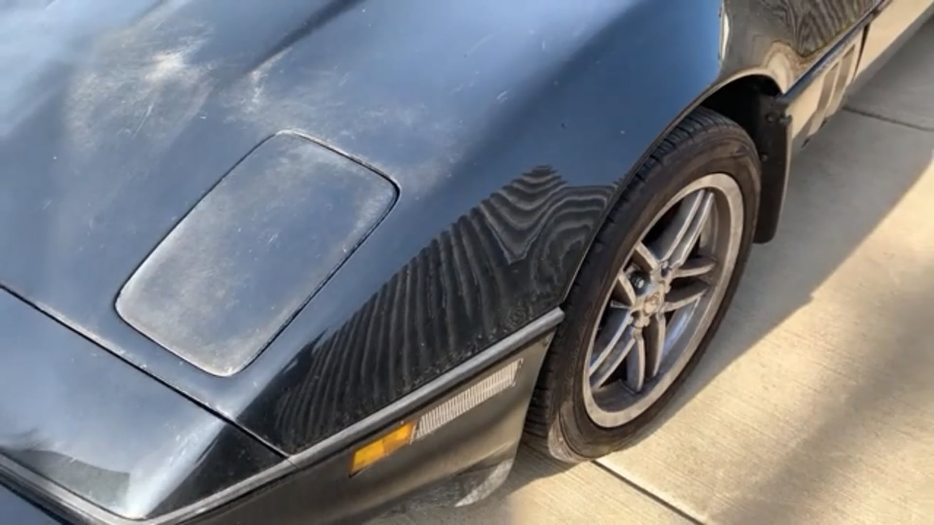 Multi step Paint Correction Corvette