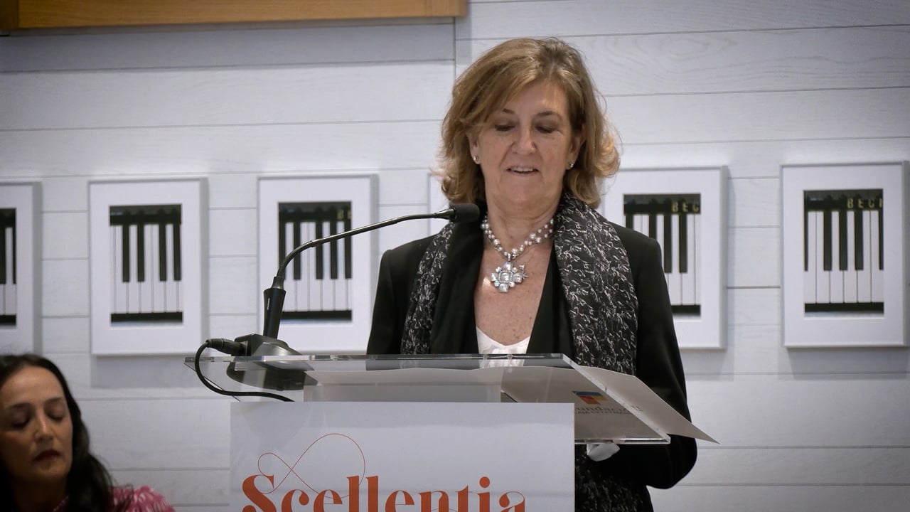 Premios Scellentia - Intervención de la Presidenta de Fundación Caja Extremadura