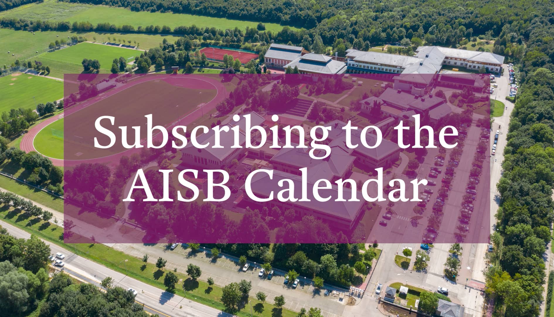 Subscribing to AISB Calendars on Vimeo