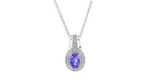 2.50 ct. t.w. Tanzanite and .10 ct. t.w. White Topaz Jewelry Set in Sterling Silver