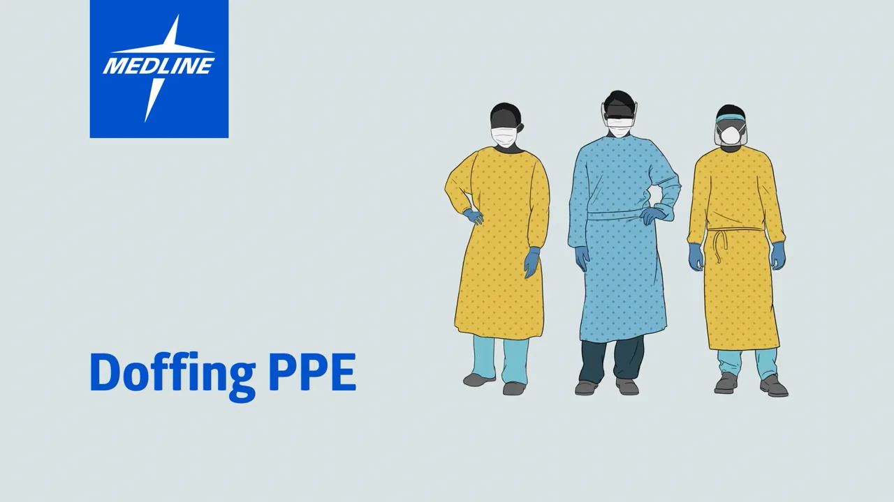 Doffing (taking off) Personal Protective Equipment Demonstration