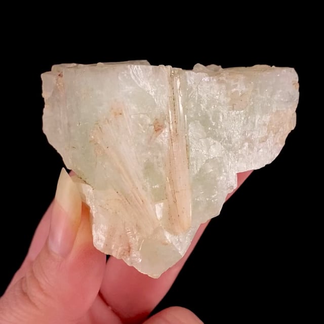 Fluorapophyllite-(K) with Natrolite