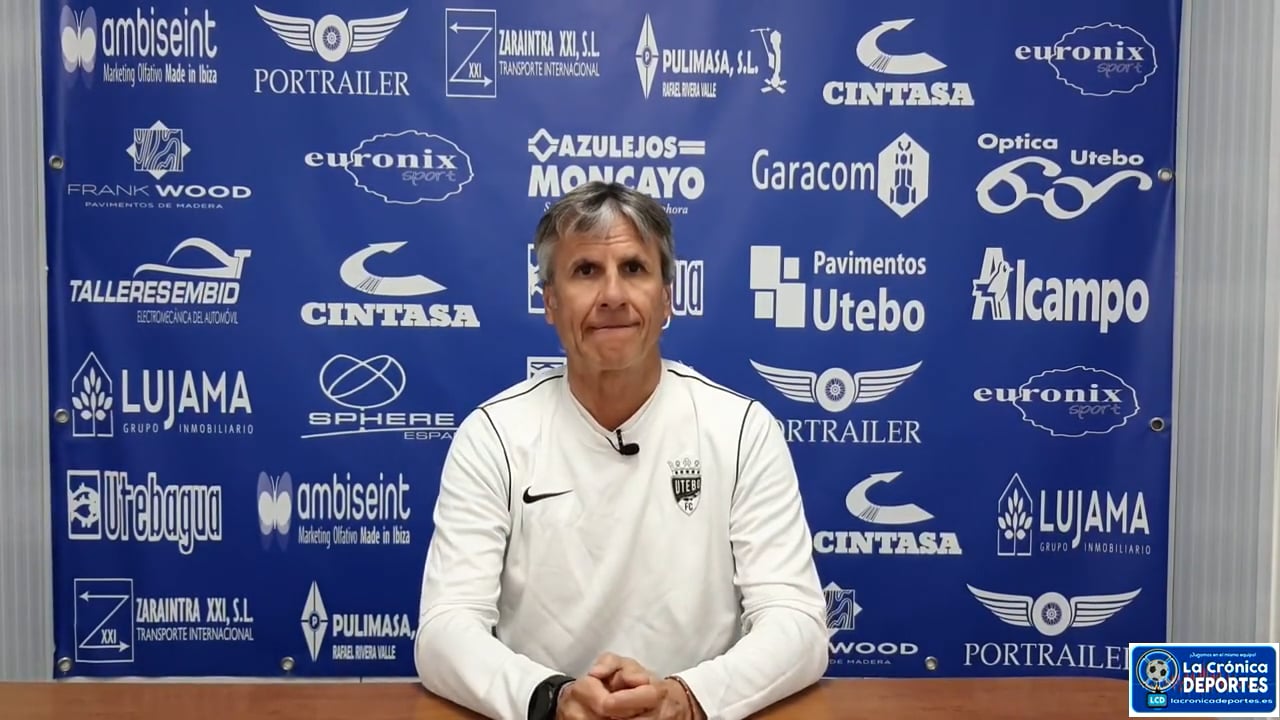 LA PREVIA / Deportivo Alavés "B" - Utebo FC / JUAN CARLOS BELTRÁN (Entrenador Utebo) J28 / 2ª RFEF - Grupo 2 / Fuente: Utebo FC