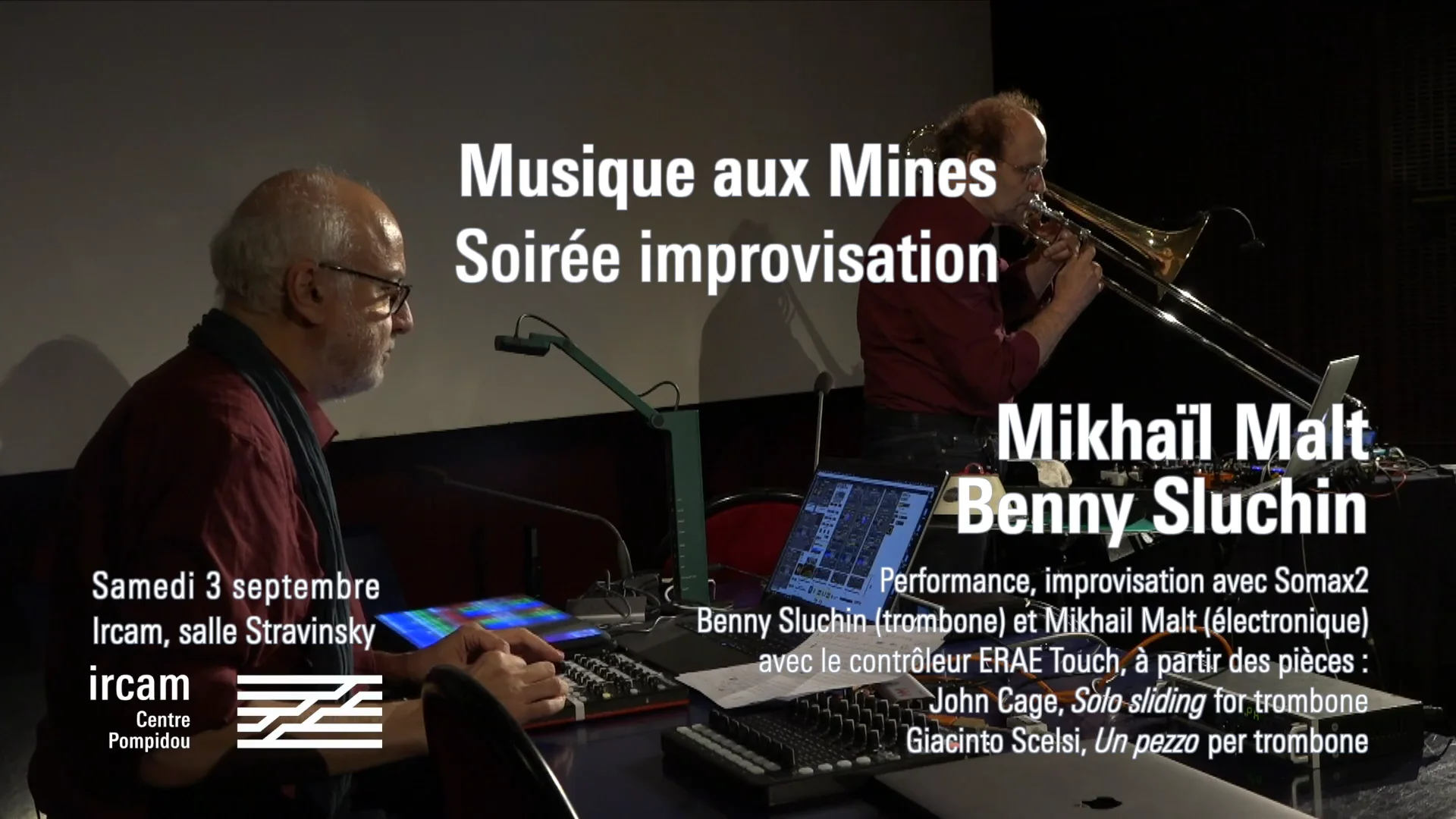 Benny Sluchin Mikhail Malt Musique aux Mines 2022