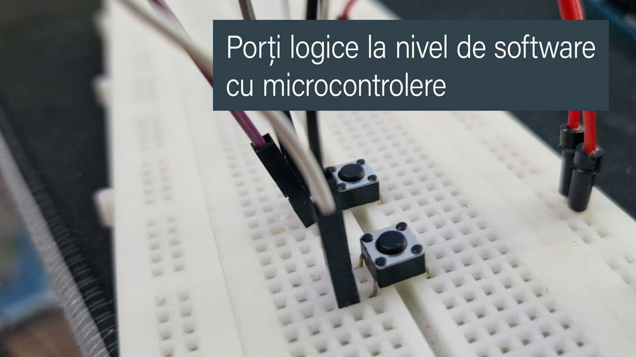 Porți logice la nivel de software cu microcontrolere