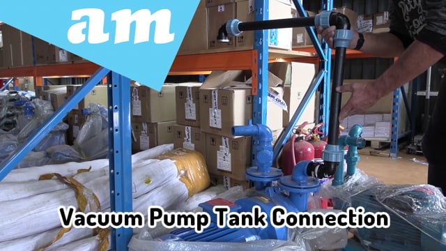 How Water Tank Connected to Liquid Ring Vacuum Pump Motors, 380V and 220V (Sorry, Not JoJo Tank)