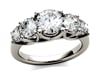 Five-Stone Moissanite Ring in 14K White Gold &#40;2 1/3 ct. tw.&#41;