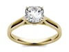 Cushion-Cut Moissanite Solitaire Ring in 14K Yellow Gold &#40;1 ct.&#41;