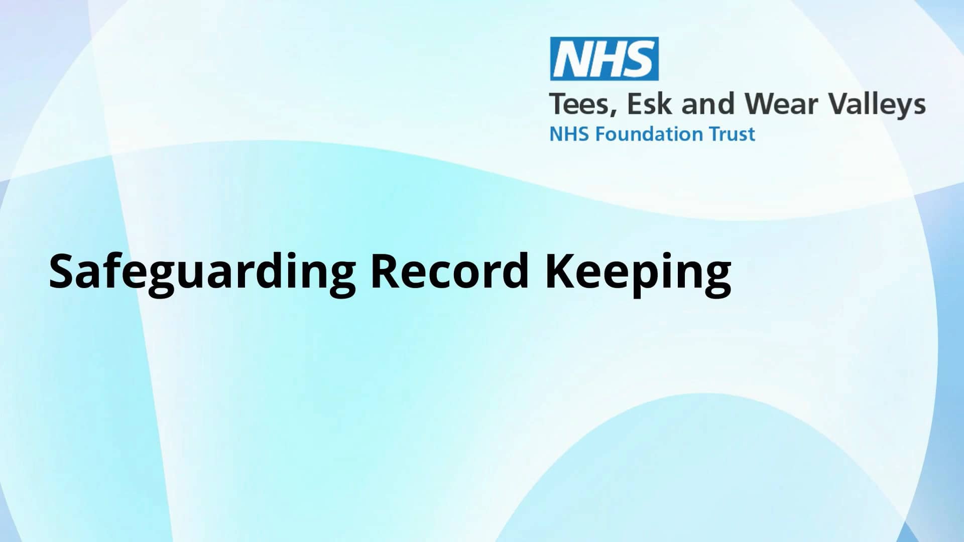 Safeguarding Record Keeping on Vimeo