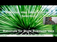 Rationale for Right Business Idea
