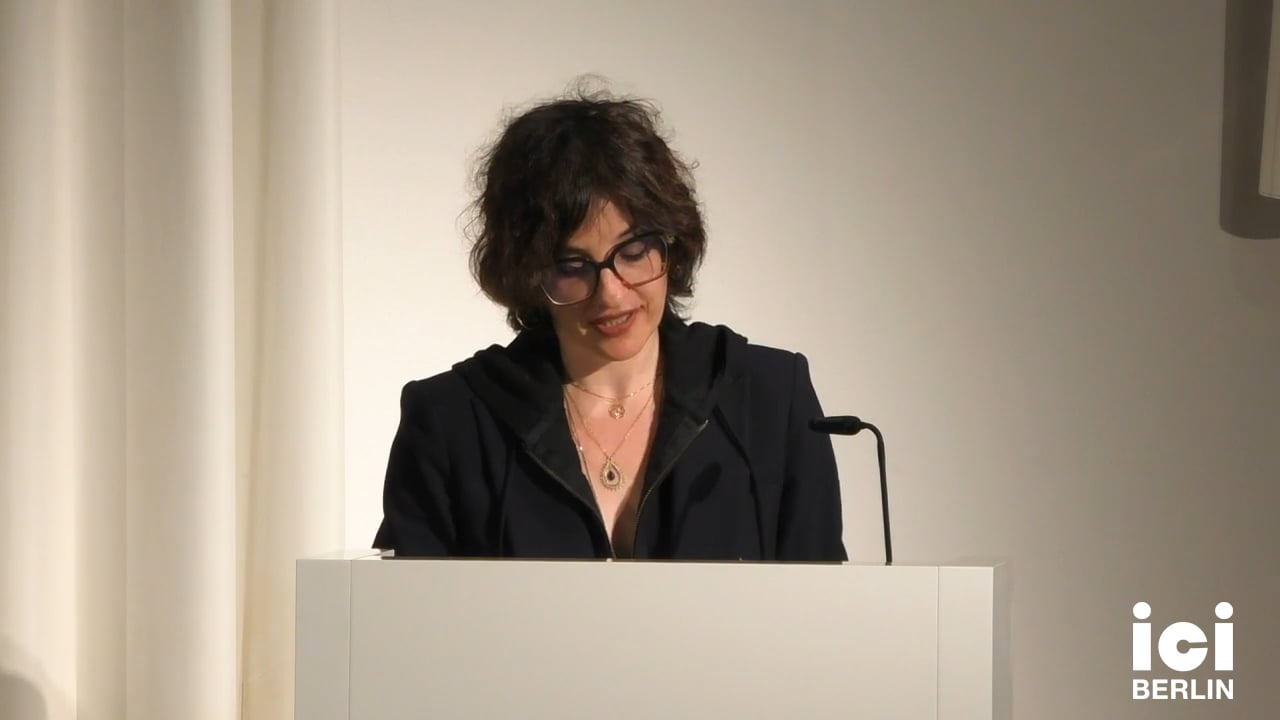 Talk by Orit Halpern