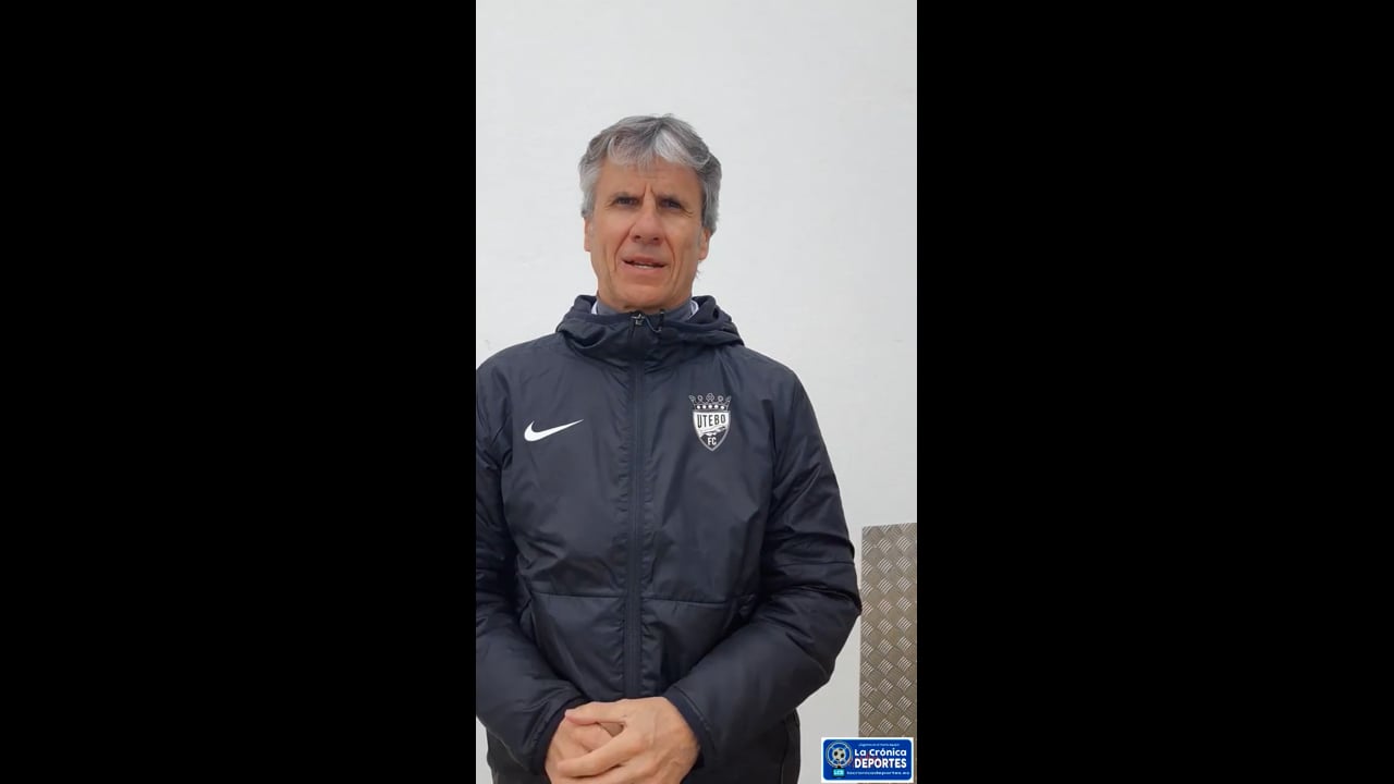 JUAN CARLOS BELTRÁN (Entrenador Utebo) Deportivo Alavés "B" 1-1 Utebo FC / J28 / 2ª RFEF - Grupo 2 / Fuente: Utebo FC
