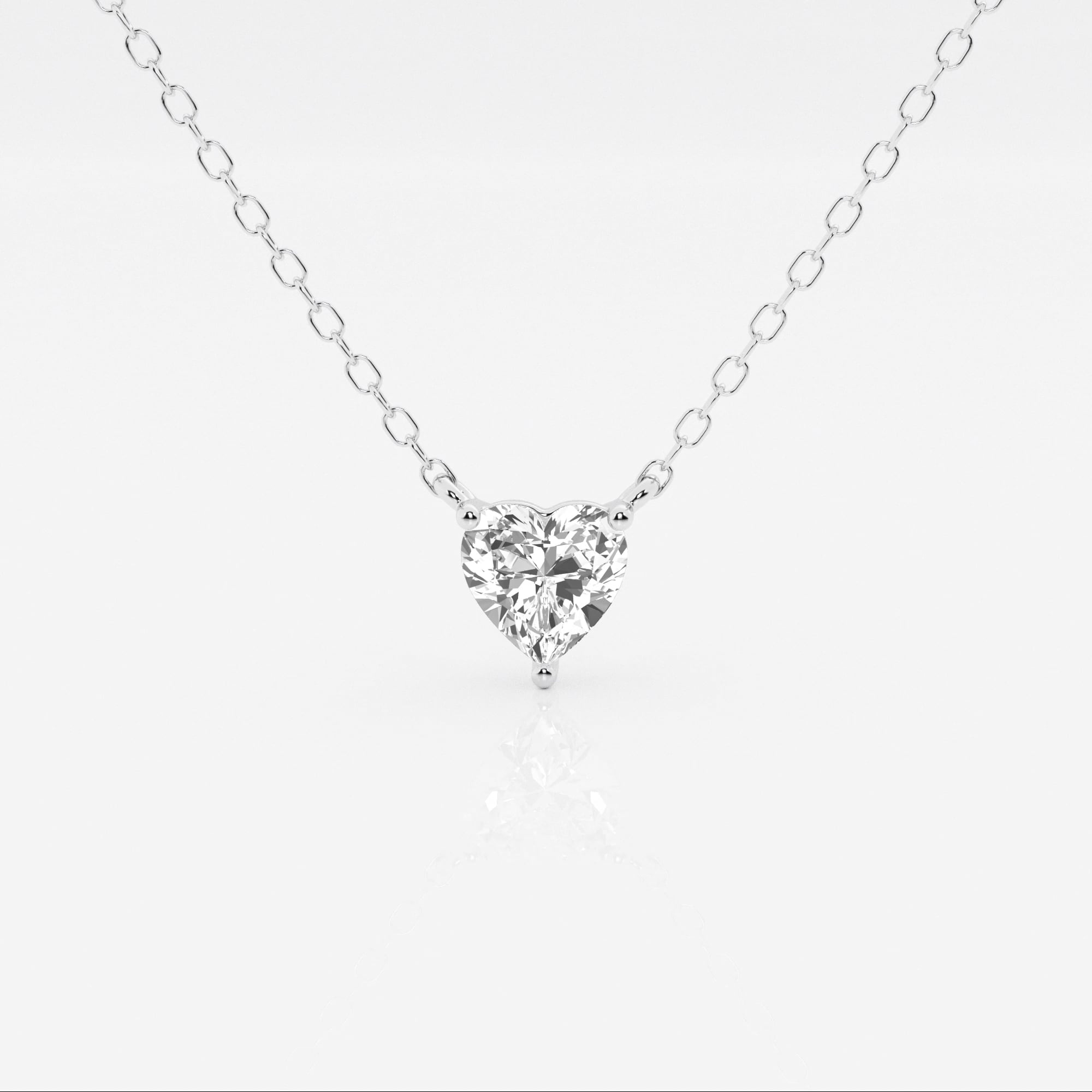 product video for 1/2 ctw Heart Lab Grown Diamond Solitaire Pendant