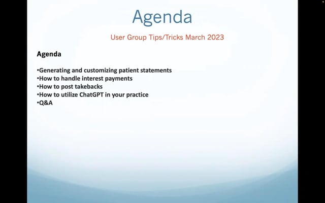Medisoft Tips and Tricks March 2023.mp4