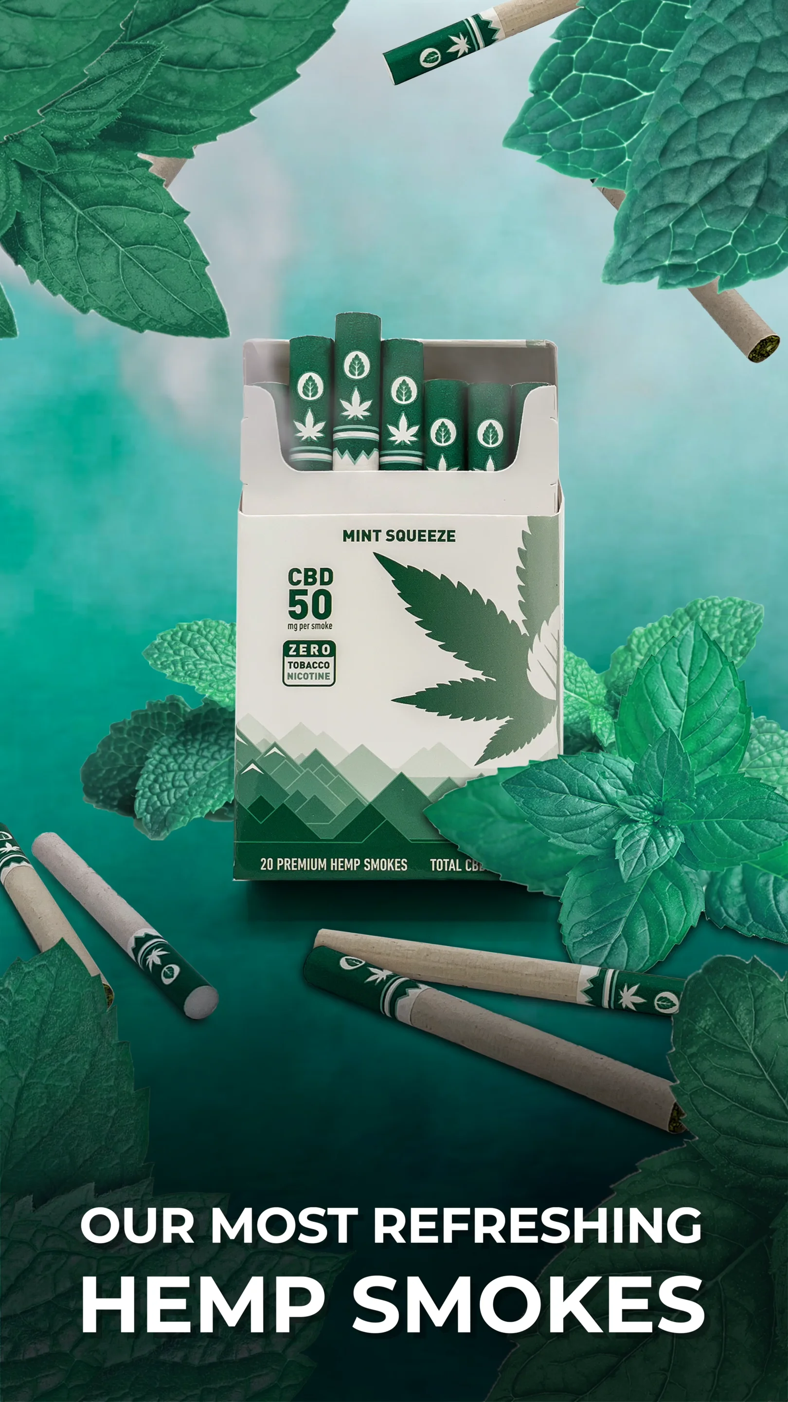 free samples of tobacco by mail MOUNTAIN Smokes MINT SQUEEZE