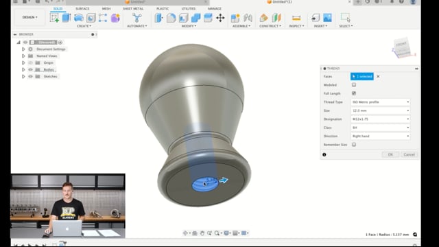 320 | Introduction to CAD with Fusion 360