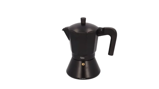 Cafetera tradicional  Jata Hogar CFI6, 6 Tazas, Asa sólida, Apta inducción,  Negro