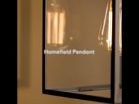 Homefield Pendant 240 (1095010) in Nero Testurizzato - Video Thumbnail 1