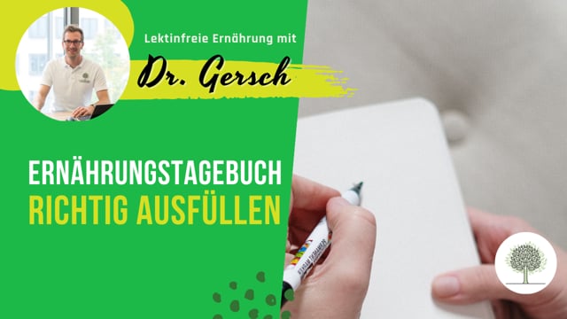 Wie funktioniert das Ausfüllen des Ernährungstagebuchs? 