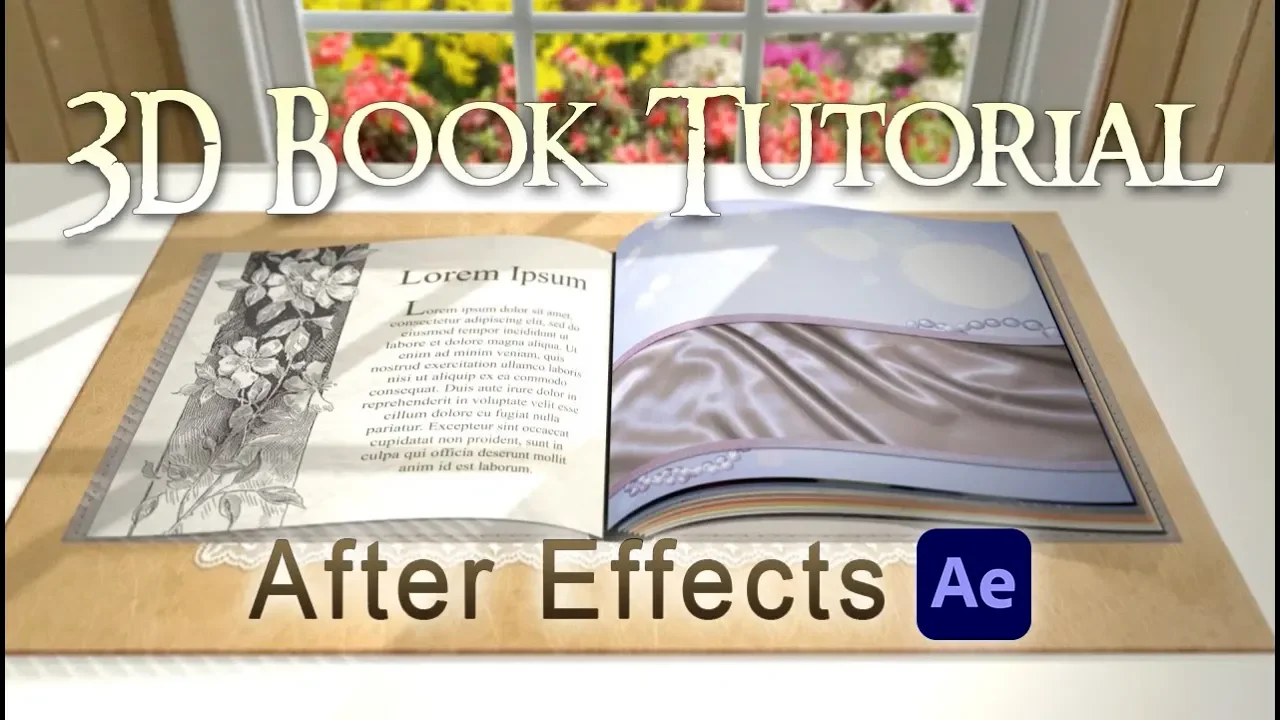 Custom 3D Book for After Effects