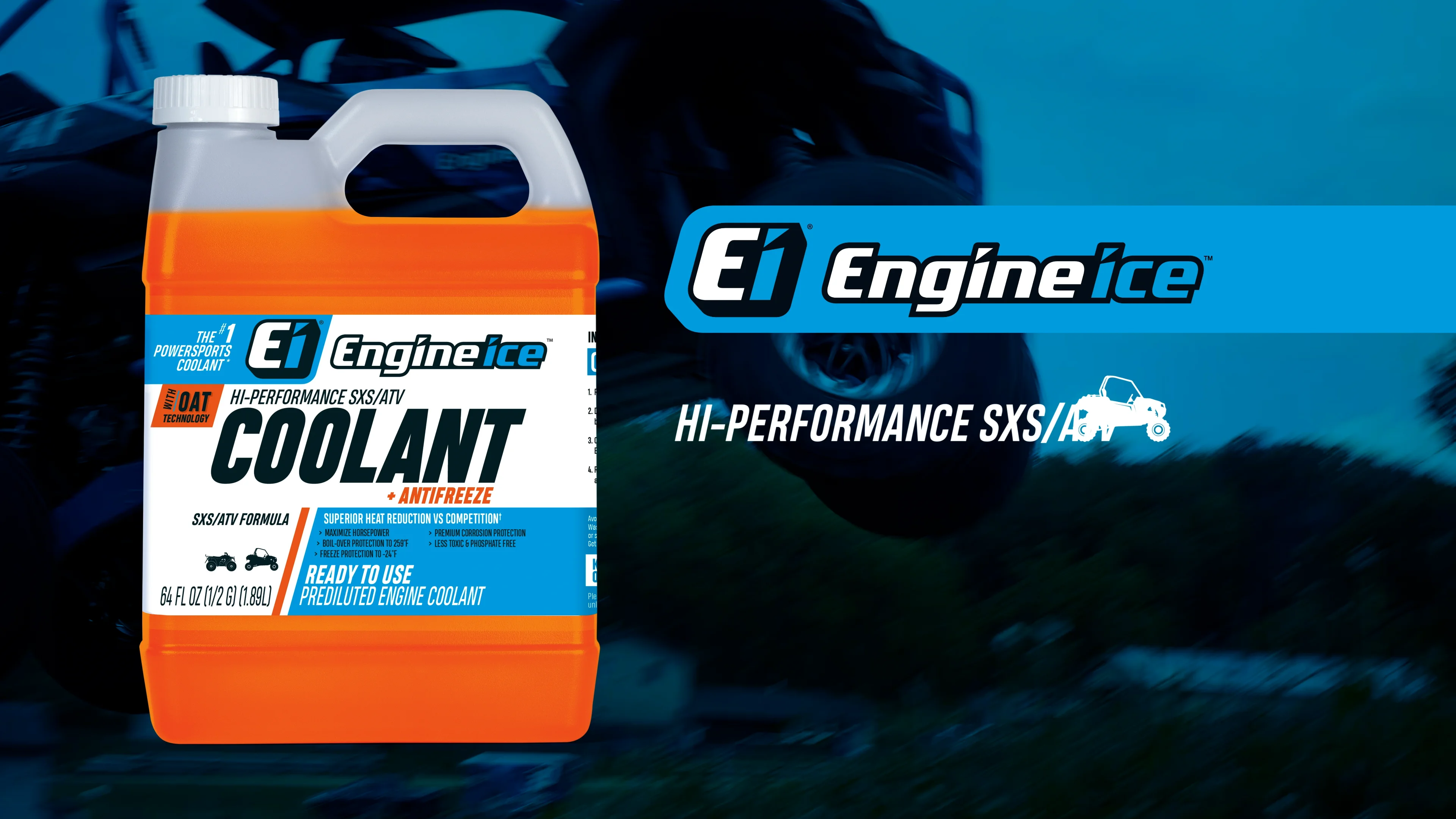 Engine Ice Hi-Performance SXS/ATV/UTV - Coolant + Antifreeze 0.5