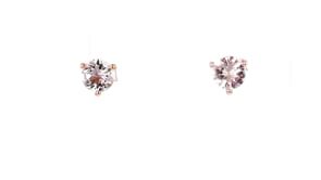 1.50 ct. t.w. Morganite Stud Earrings in 14kt Rose Gold