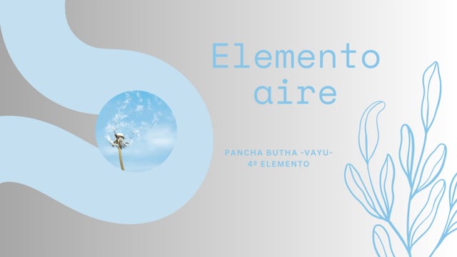 Elemento aire. Pancha butha vayu. Clase 5
