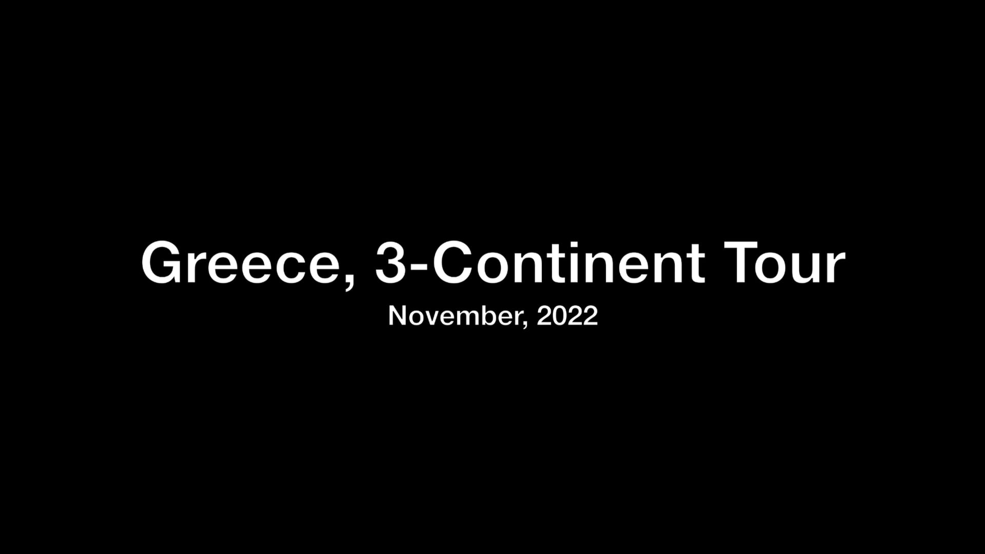 Greece, 3-Continent Tour 1 2.mov