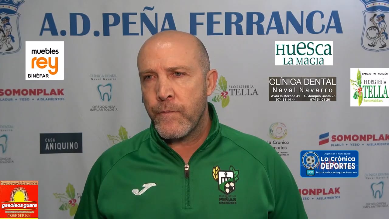 ROBERTO FANDOS (Entrenador P Oscenses) Peña Ferranca Tella 3-0 Peñas Oscenses / Jornada 27 / 1ª Regional Gr 2