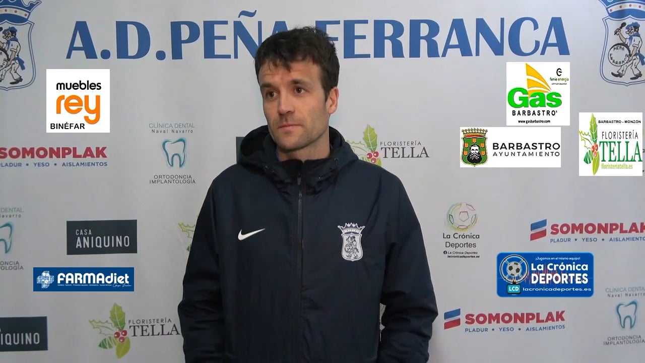 NÉSTOR ARILLA (Entrenador Ferranca) Peña Ferranca Tella 3-0 Peñas Oscenses / Jornada 27 / 1ª Regional Gr 2