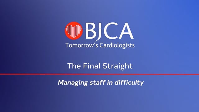 Managing staff in difficulty