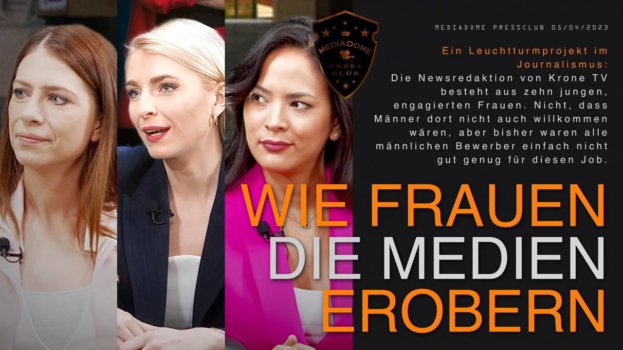 mediadome am Weltfrauentag: Krone TV Nachrichten-Redaktion &#8211; Wie Frauen die Medien erobern