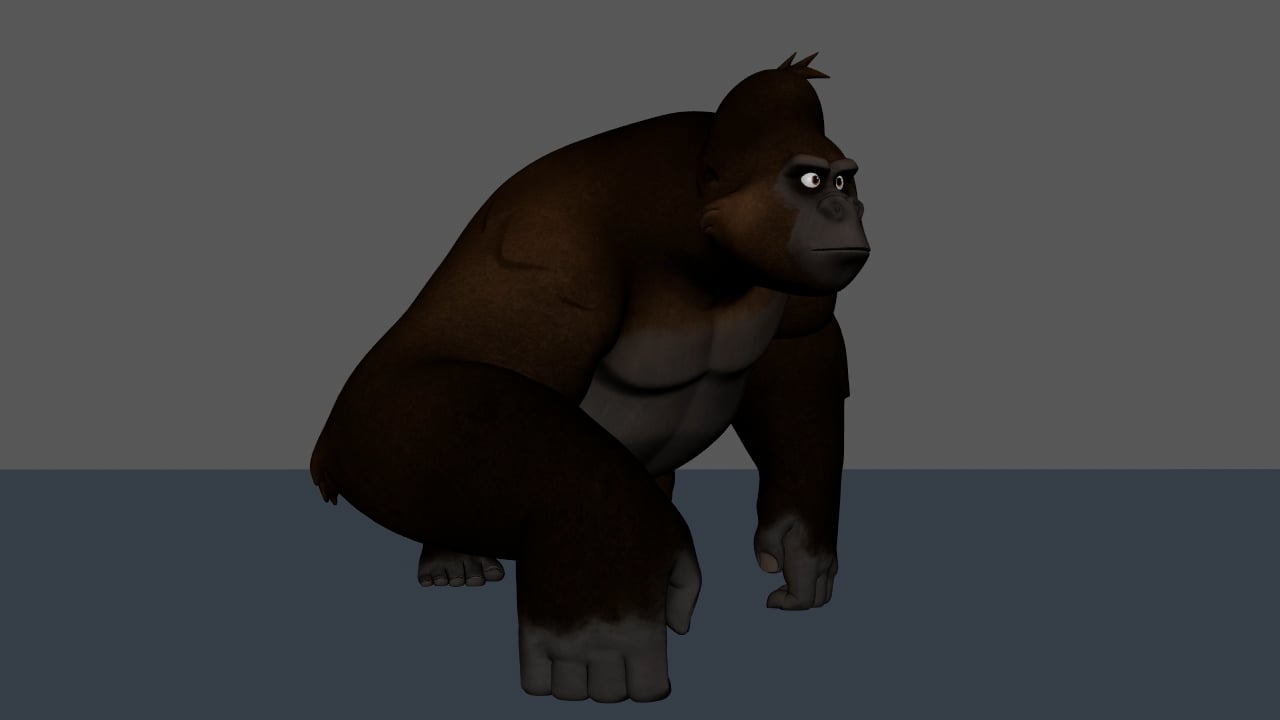 Gorilla Walk Cycle on Vimeo