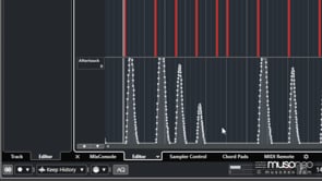 Aftertouch pitchbend i inne ścieżki kontrolerów MIDI