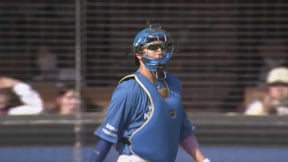 【5回裏】見事な三振ゲッツー!!ファイターズ・宇佐見真吾 ピンチをたった1球で切り抜けるナイスプレー!! 2023年4月6日 千葉ロッテマリーンズ 対 北海道日本ハムファイターズ