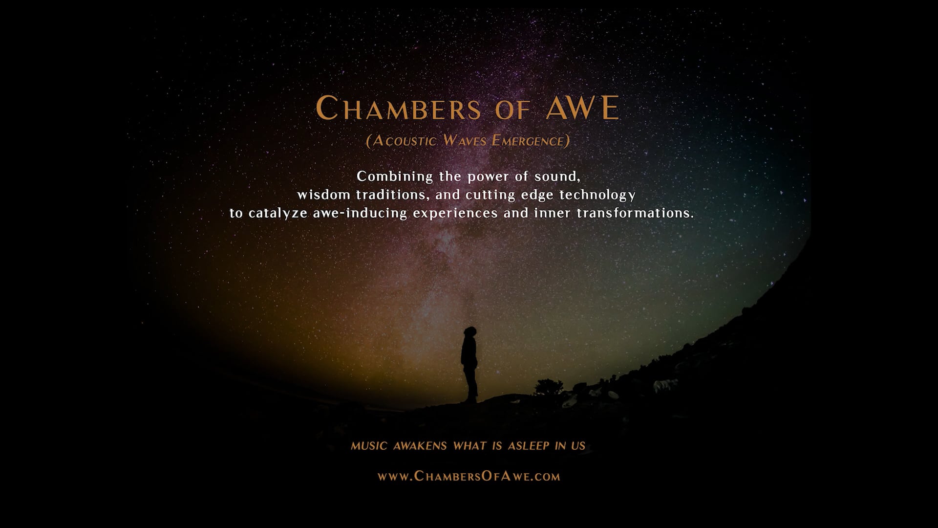 Chambers of AWE at the planetarium of Chabot Space & Science Center