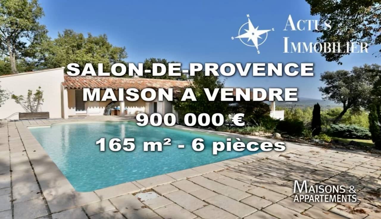 SALONDEPROVENCE MAISON A VENDRE 900 000 € 165 m² 6 pièce(s