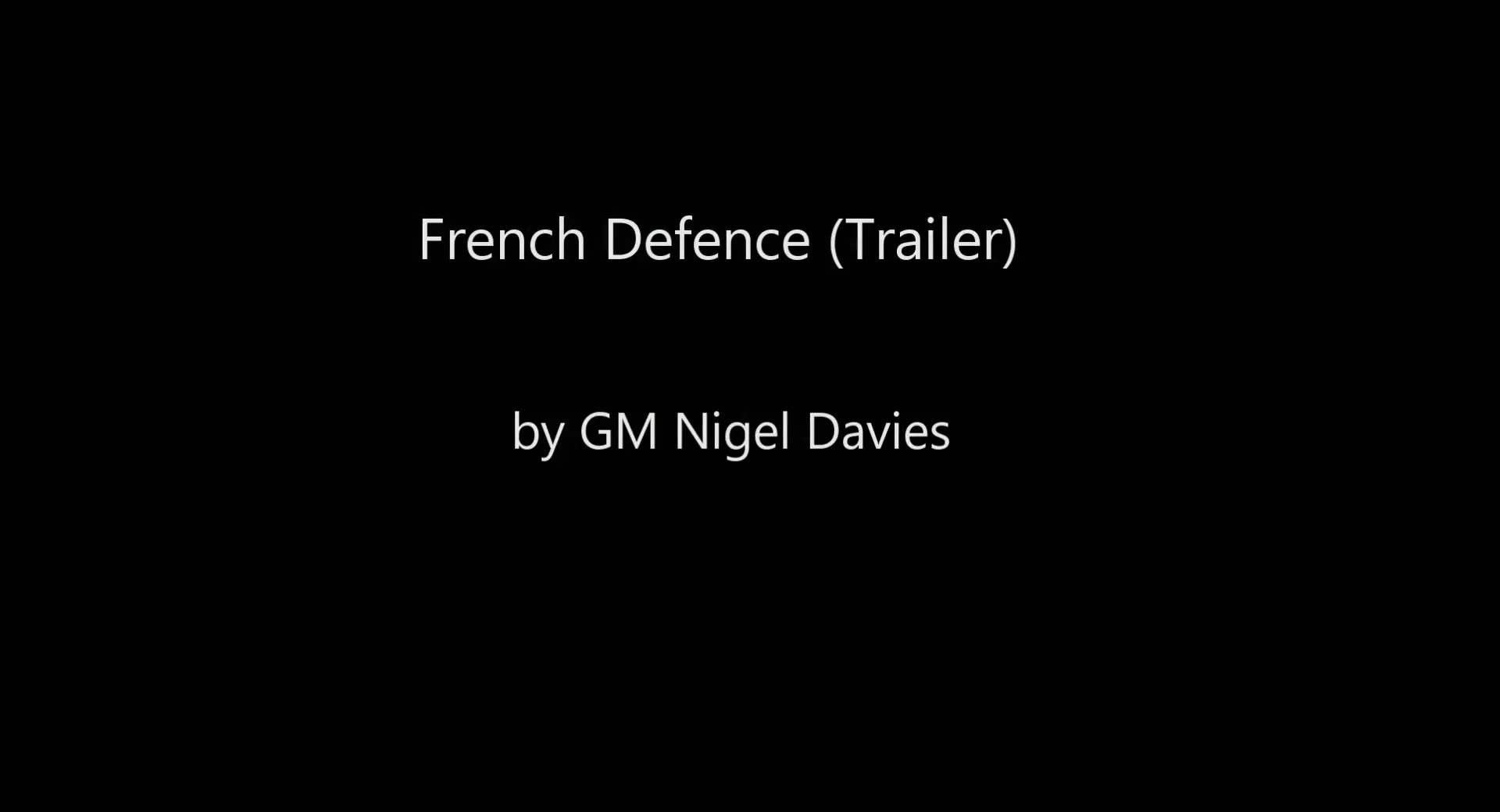 The French Defense, 3.Nd2: A Complete Repertoire for White - Chess Opening  Trainer on DVD