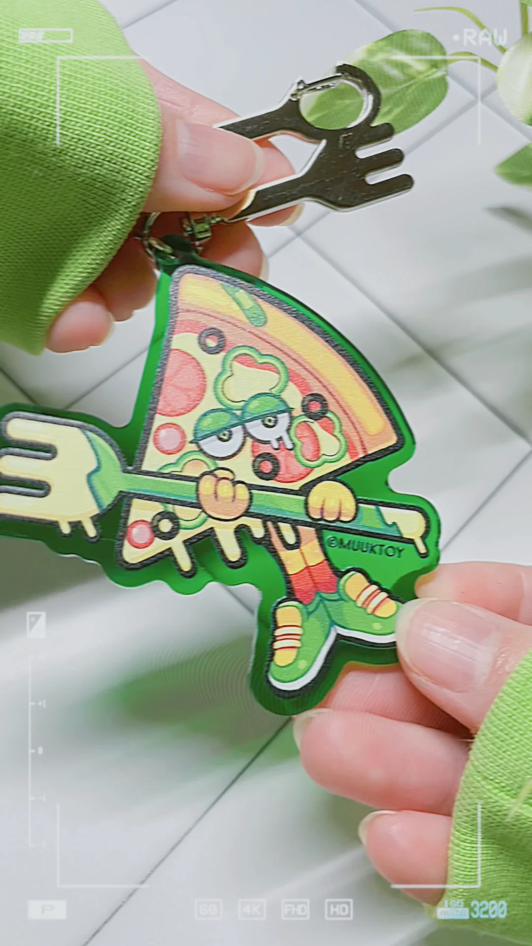 ランダム封入】シークレットアクリルキーホルダー フードアタック 全7