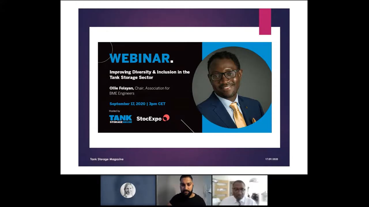 Improving diversity & inclusion within the tank storage sector