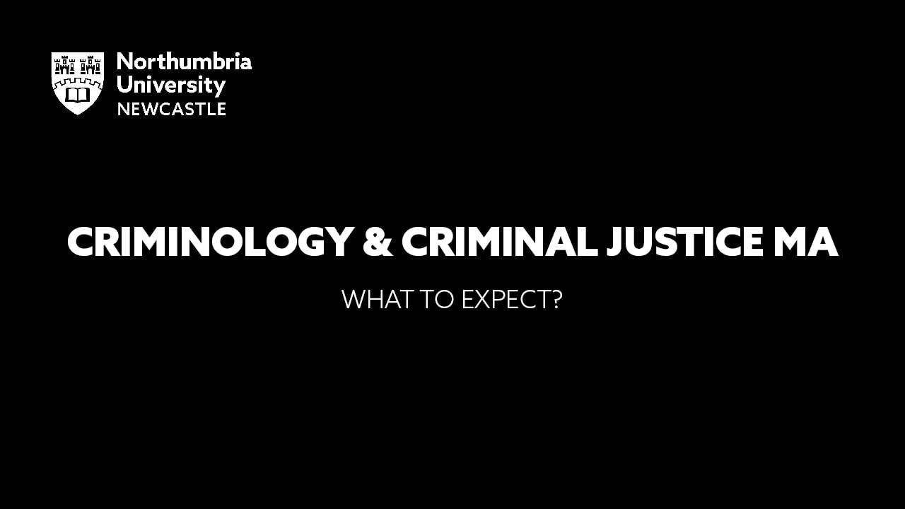 Criminology & Criminal Justice MA | What to expect? on Vimeo