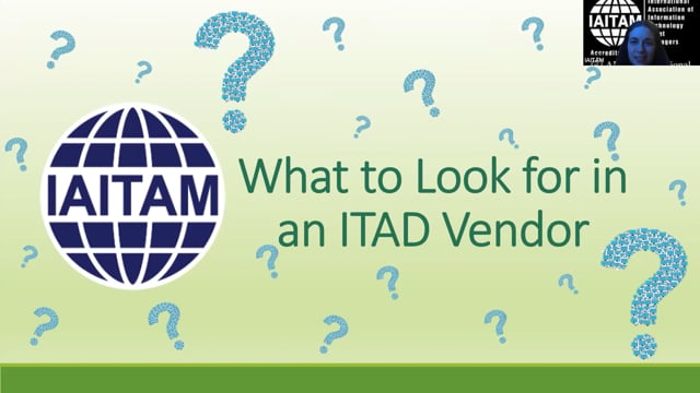 What to Look for in an ITAD Vendor