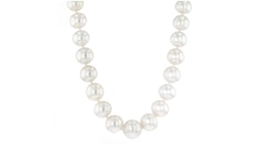 10-13mm Cultured South Sea Pearl Necklace with 14kt Yellow Gold