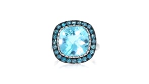 8.90 ct. t.w. Sky and London Blue Topaz Ring in Sterling Silver
