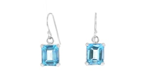 6.50 ct. t.w. Sky Blue Topaz Drop Earrings in Sterling Silver