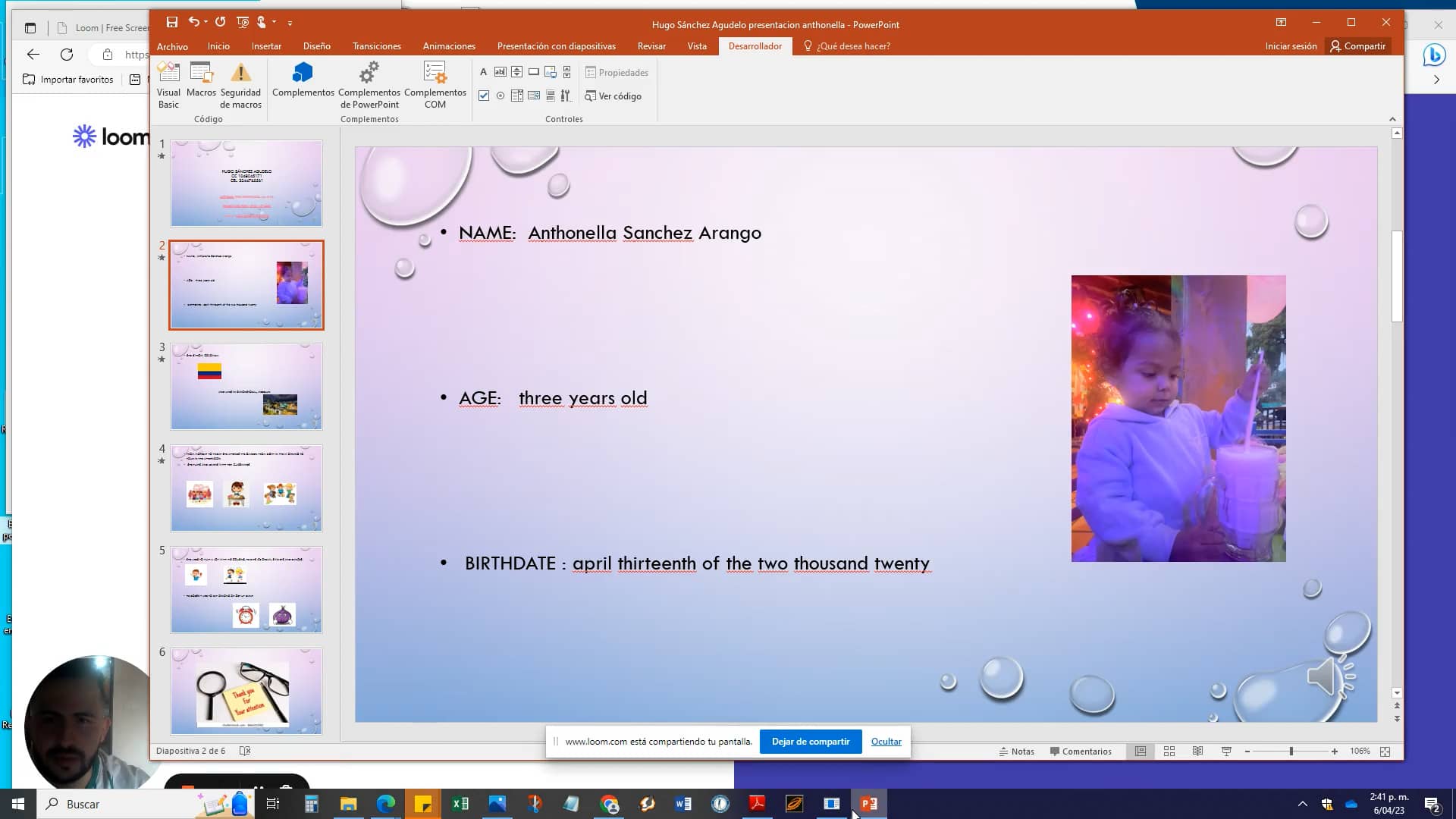 Copy of Loom Message 6 April 2023 on Vimeo